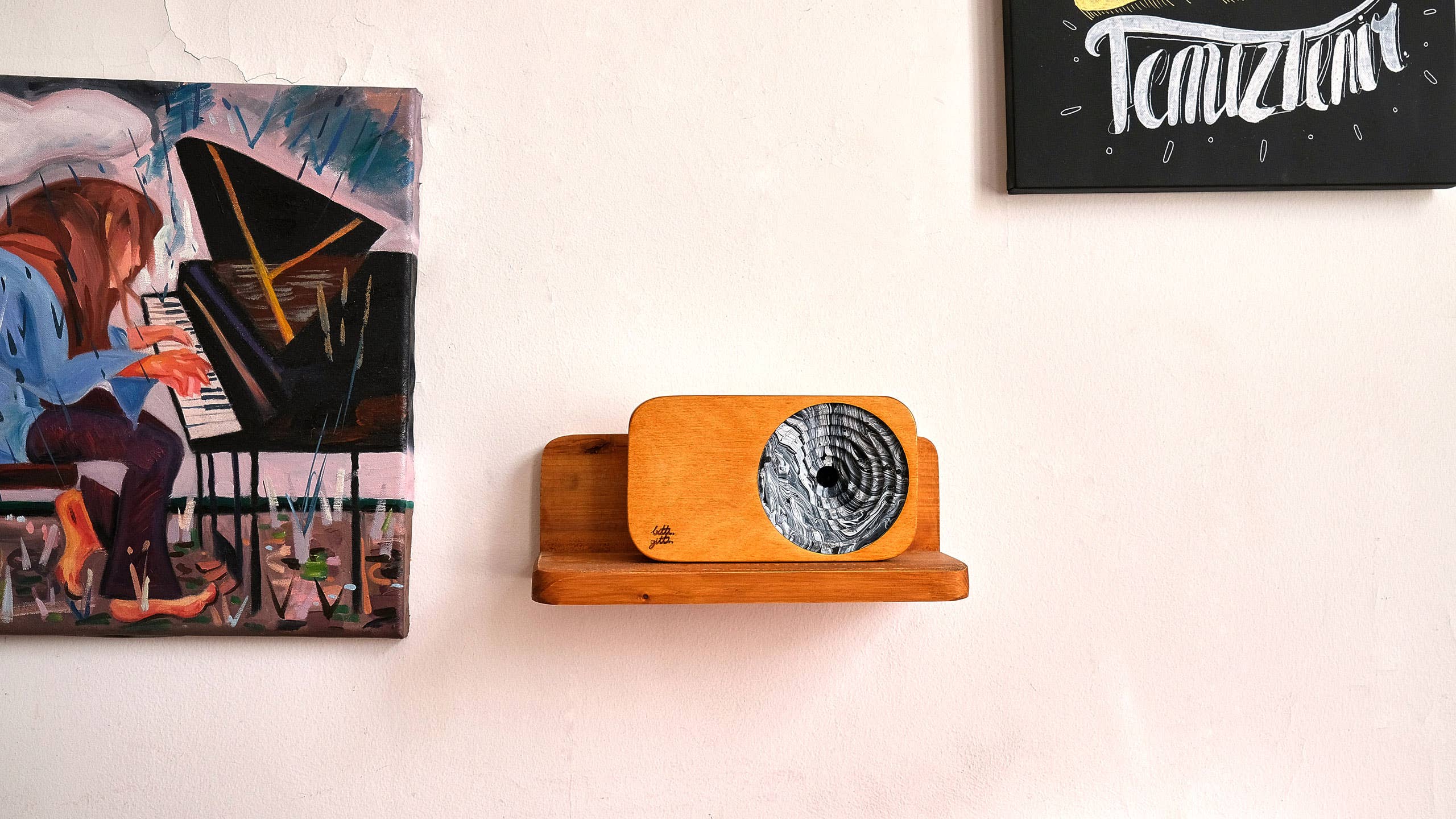 Bitti Gitti Design Workshop - Wholesale Speakers - B&W Marbled the Wooden Sound System Bundle4