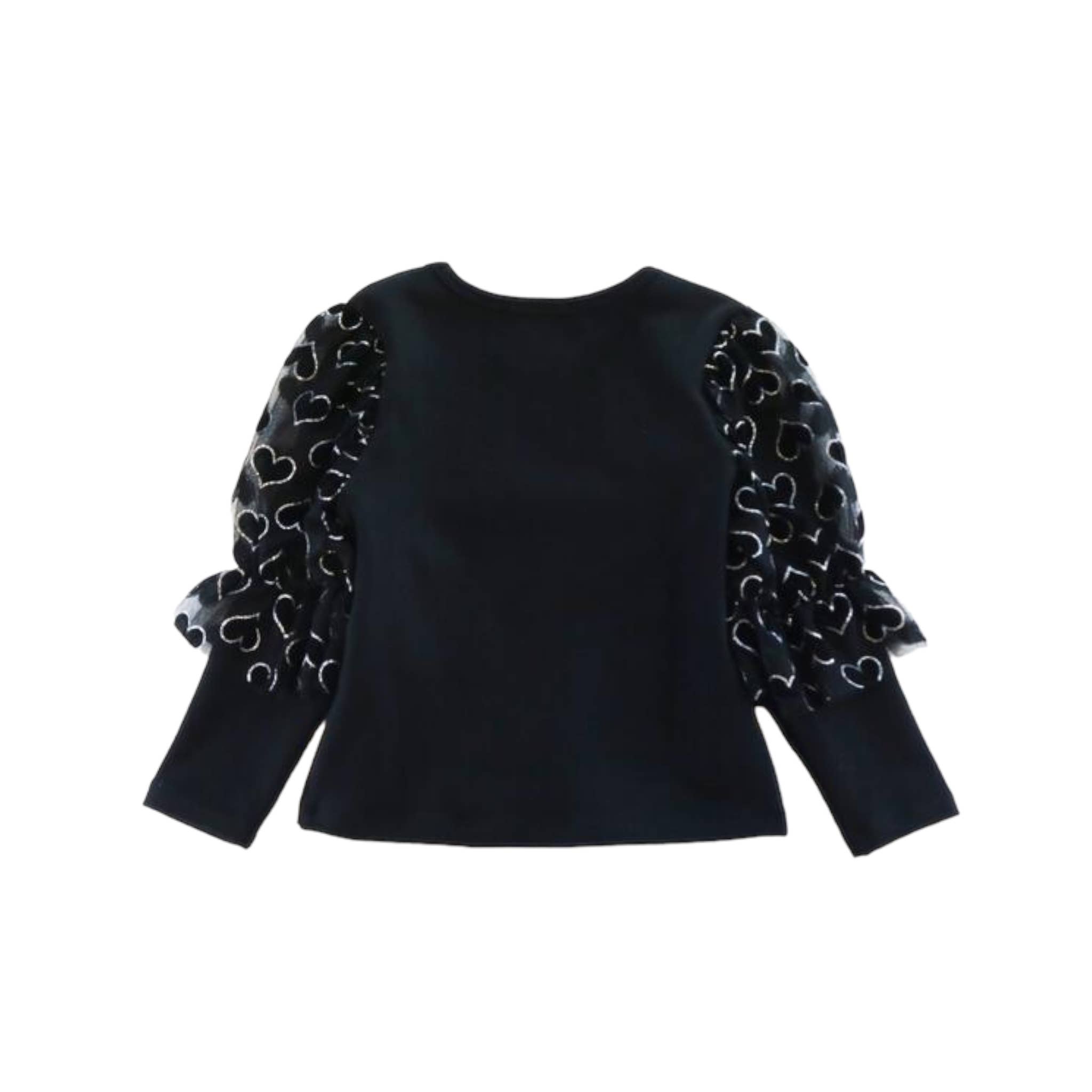 Wholesale A50 14271 Velvet Heart Mesh Slv Top for your store