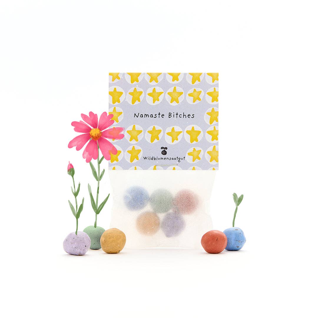 TDJ Stadtgärtner GmbH - Wholesale Plant Seeds - 5 flower marbles in the bag "Namaste Bitches"