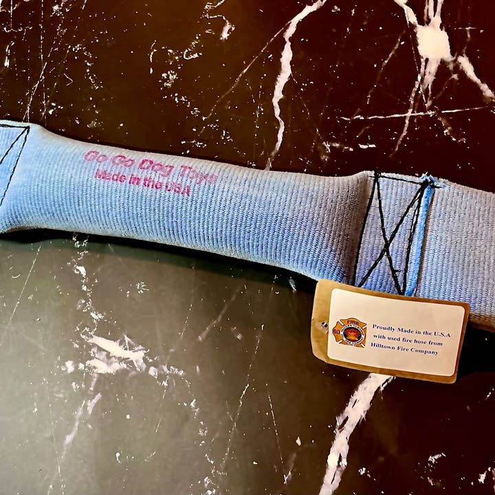 Go Go Dog Toys - Wholesale Pet Rope Toy - Dog - DUAL HANDLED RECYCLED FIRE HOSE TUG OF WAR DOG TOY