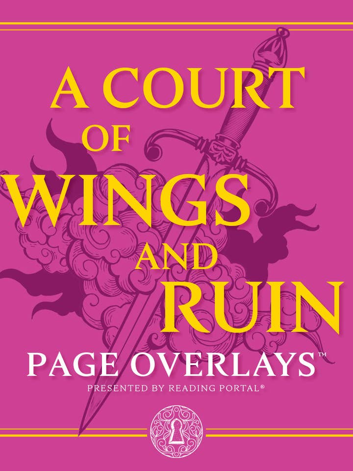 Superpositions de pages Une cour d'ailes et de ruines™ pour la vente par Reading Portal