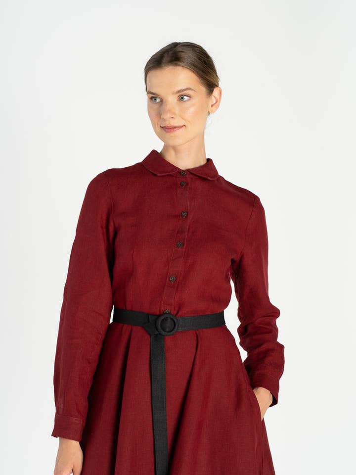 Fivela Redonda – Cinto de Linho por atacado de Son de Flor