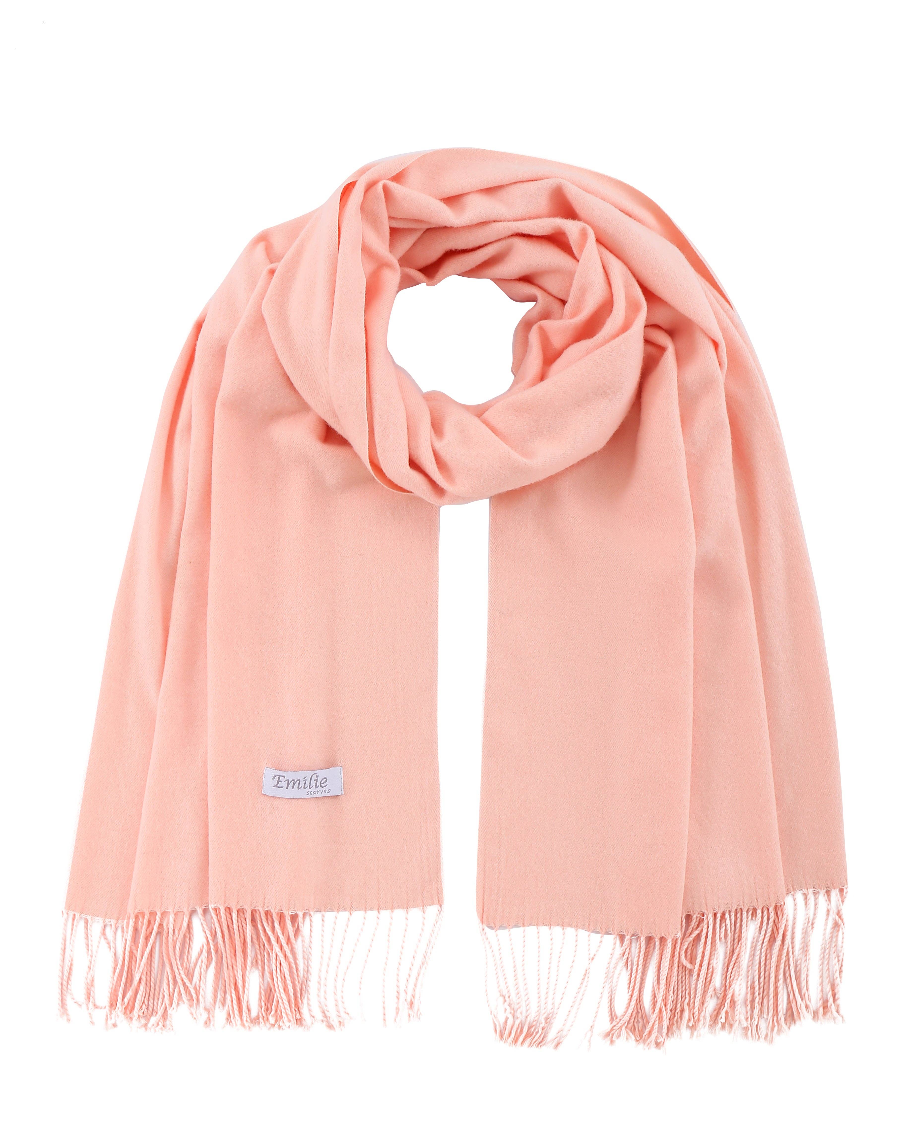 Emilie collection - Wholesale Scarf - Women's - Pashmina shawl salmon pink2