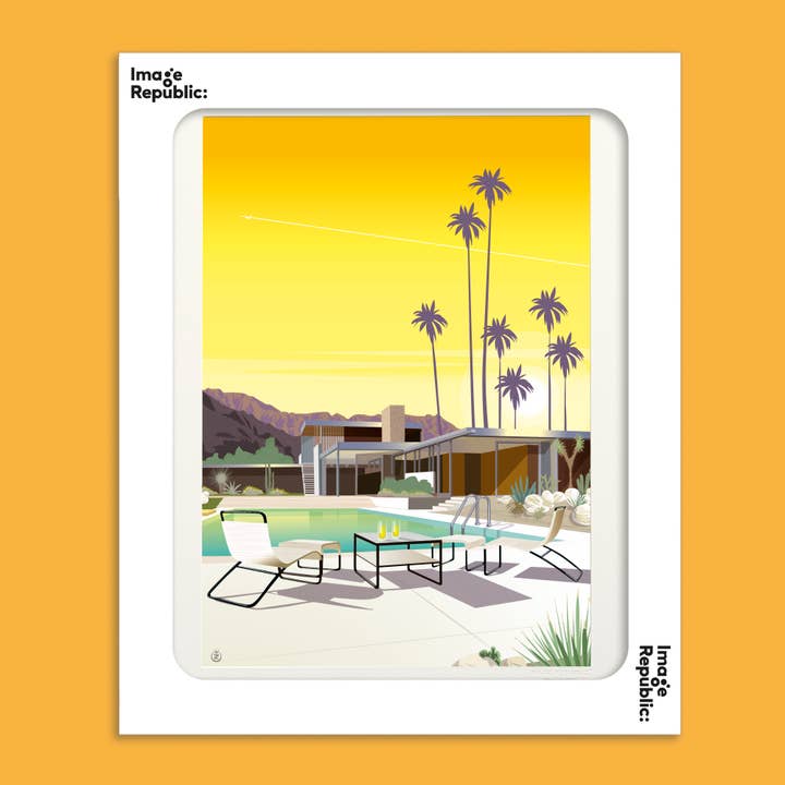 40x50 cm MONSIEUR Z THE KAUFMANN HOUSE pour la vente par Image Republic