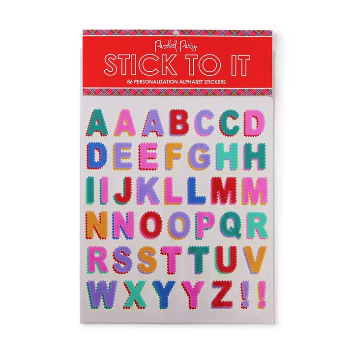 PACK DE PEGATINAS DE VINILO ONDULADO STICK TO IT para venta al por mayor de Packed Party