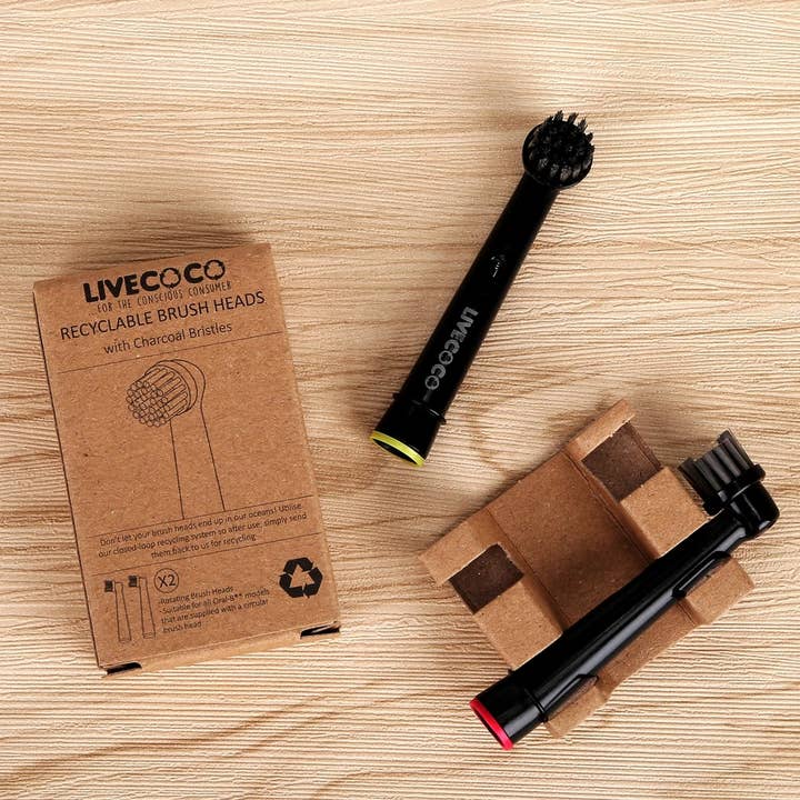 LiveCoco - Wholesale Toothbrush - Recyclable Brush Heads-Oral-B* Compatible4