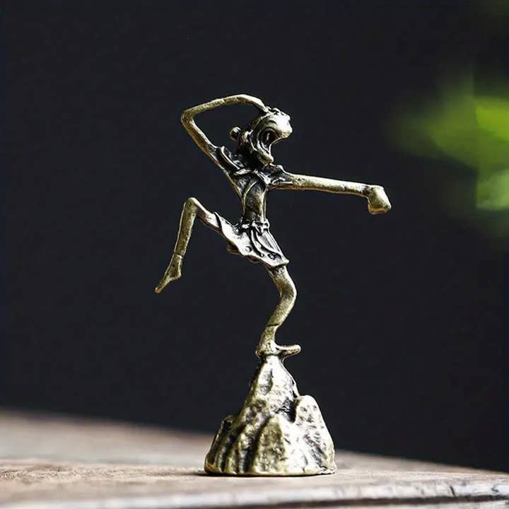 Magnifique Hearts - Wholesale Incense Holder - Kung Fu Monkey Incense Holder Bronze/Copper Unique Piece (Co2