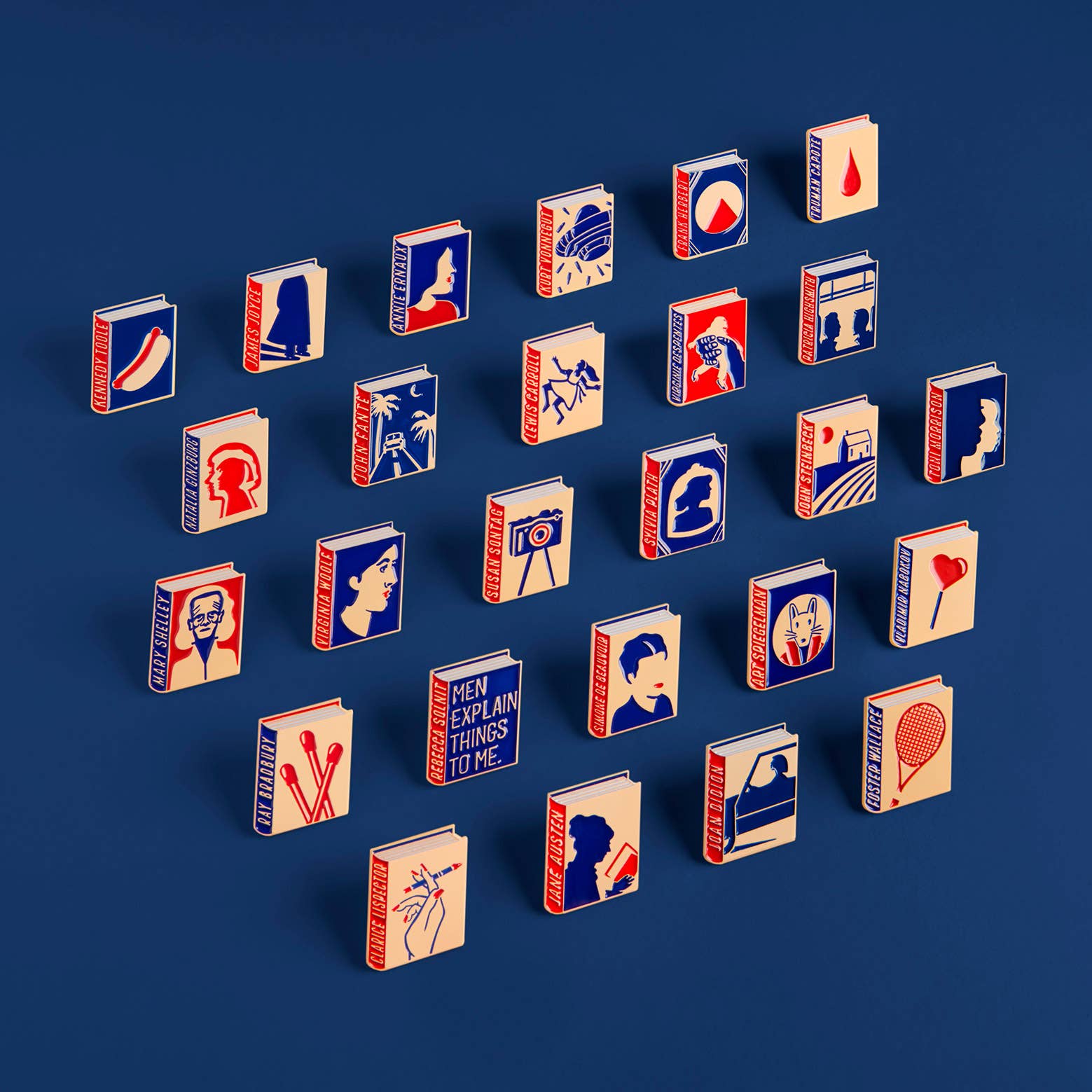 Judy Kaufmann - Vente Épinglettes/boutons - Pin's Émaillé Jane Austen pour Librairies4