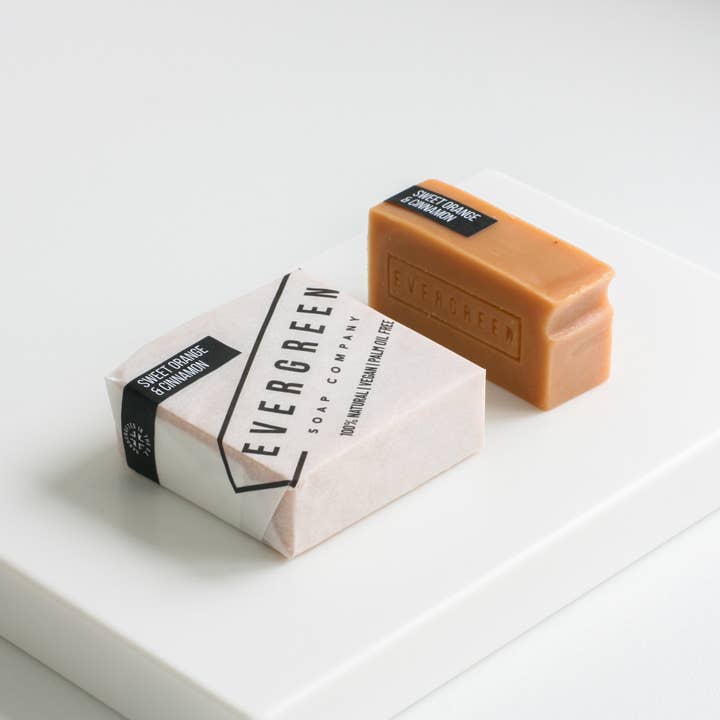 Evergreen Soap Company – wholesale Bar Soap – Sweet Orange & Cinnamon 100% Natural Soap4