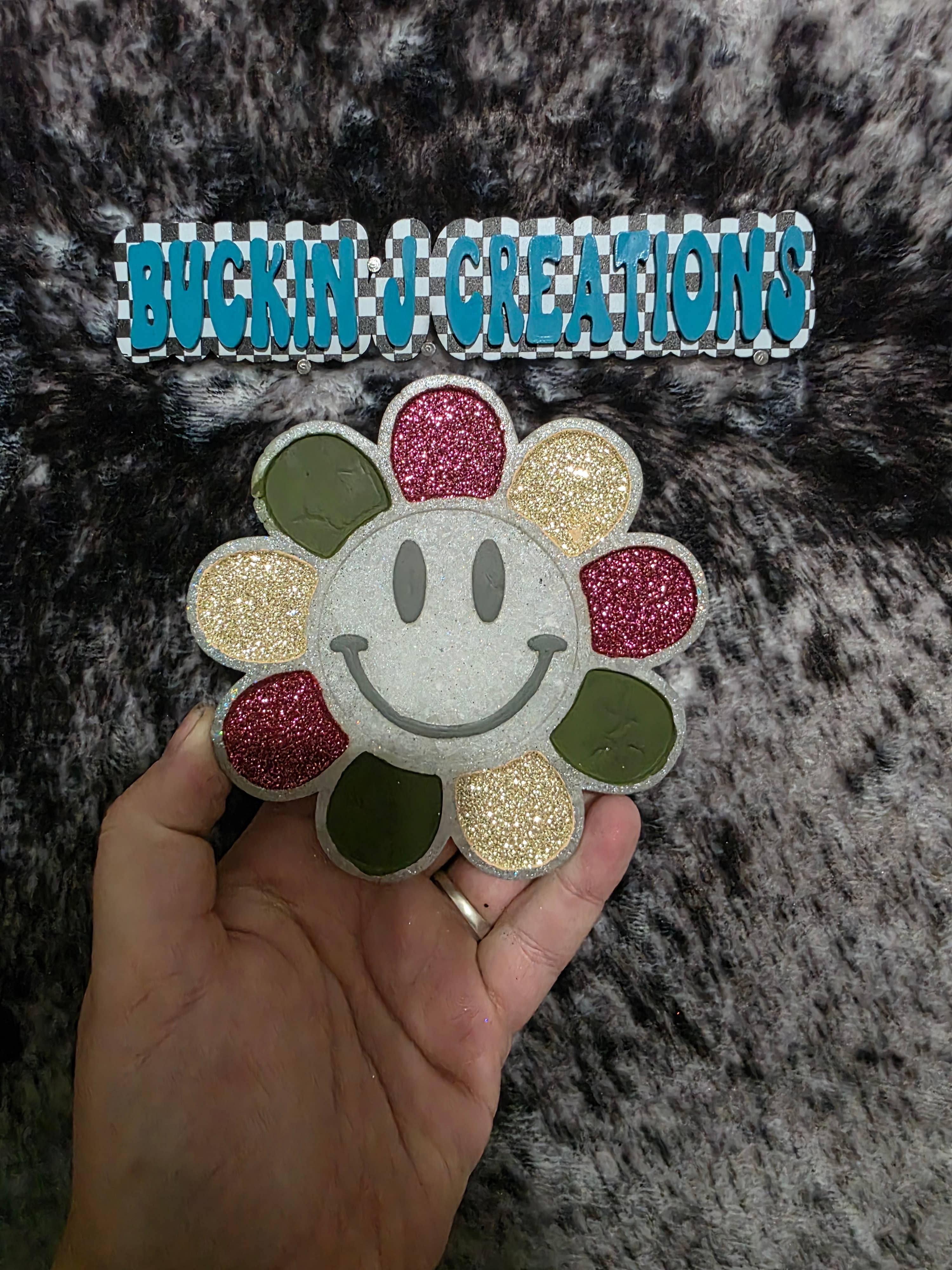 Buckin J Creations – Engroshandel Luftfrisker til bilen – til kvinder – Smiles Blomst Bil Luftfrisker0