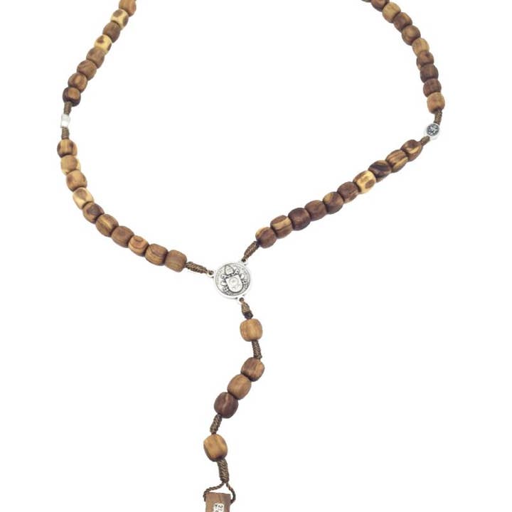 Dolfi - Wholesale Prayer beads necklace - Olive wood rosary0