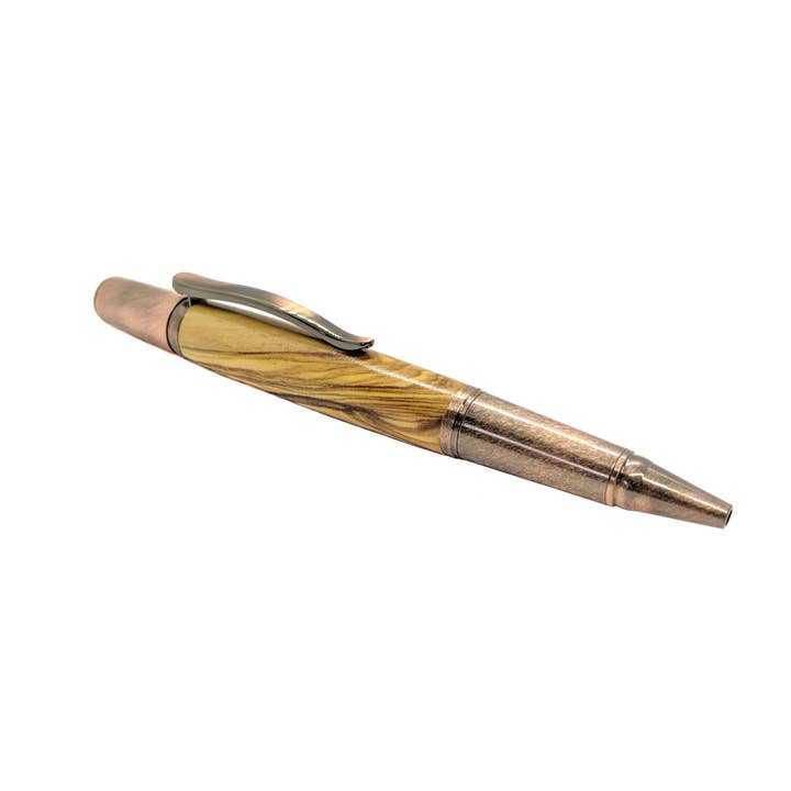 Bog and Brass - Vente Stylos - Stylo en bois personnalisé en bois d'olivier de Bethléem1
