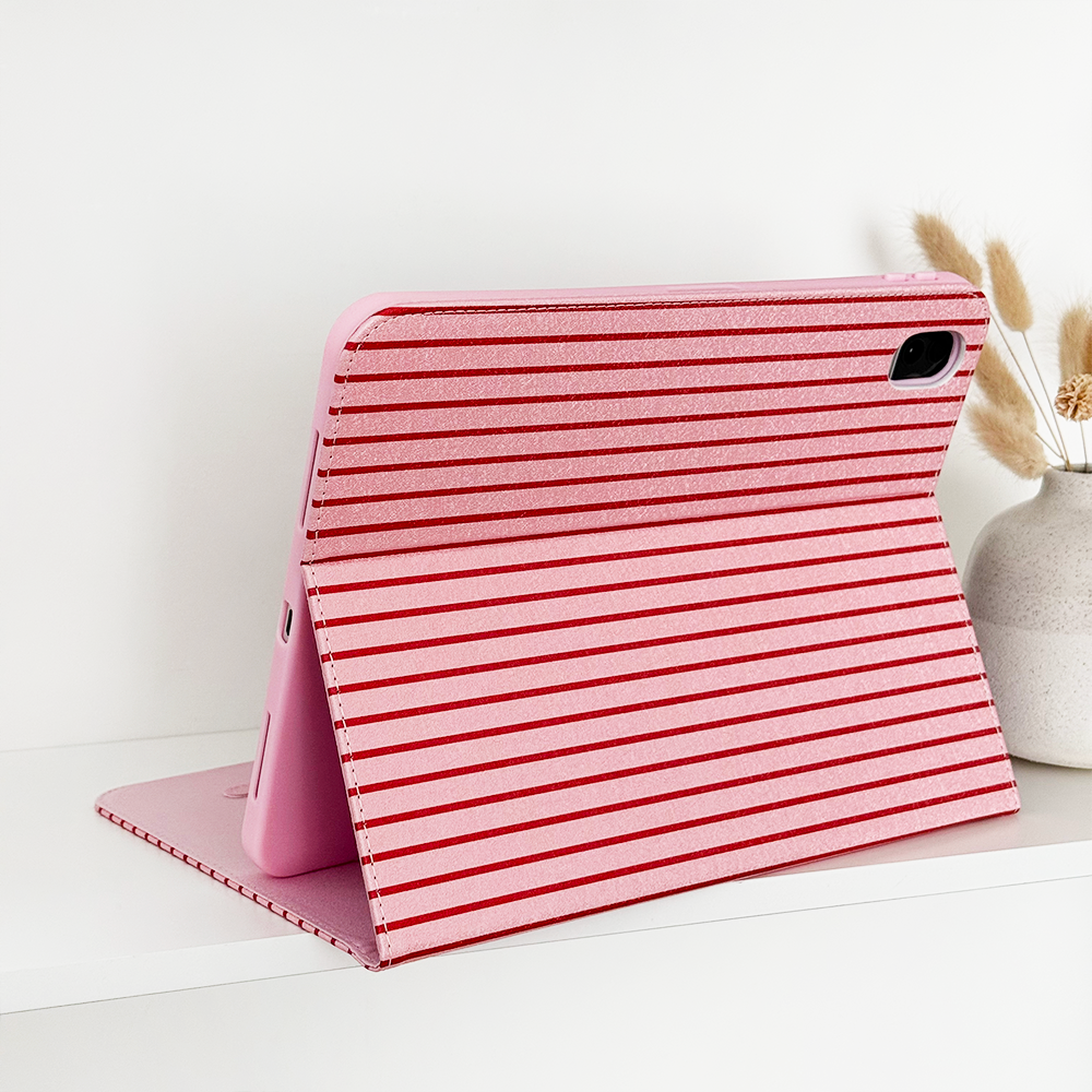 Coconut Lane - Wholesale Laptop/Tablet Case - Women's - Cherry Stripe iPad Case1