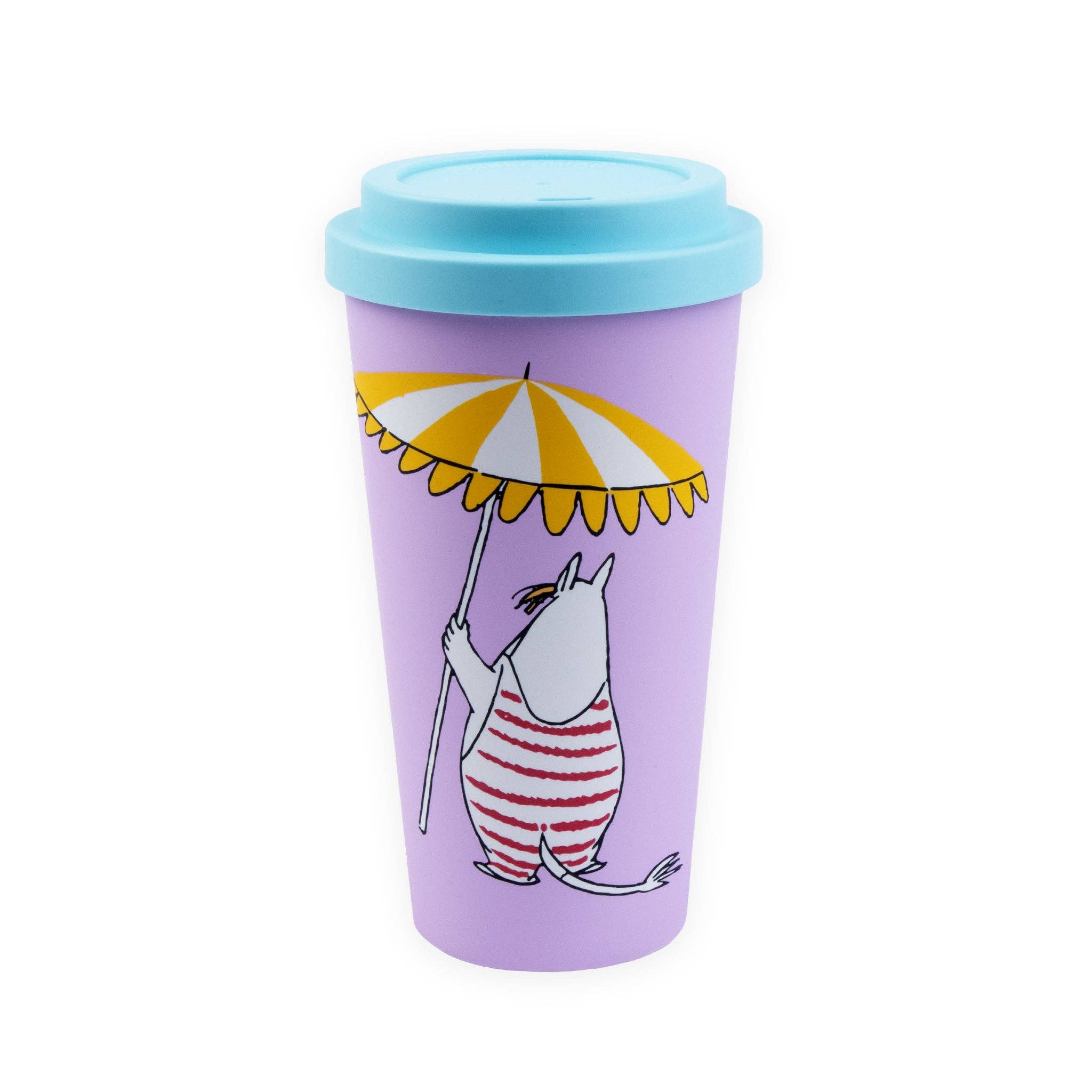 Nordicbuddies - Wholesale Coffee Mug - Snorkmaiden at the Beach Take Away Mug0