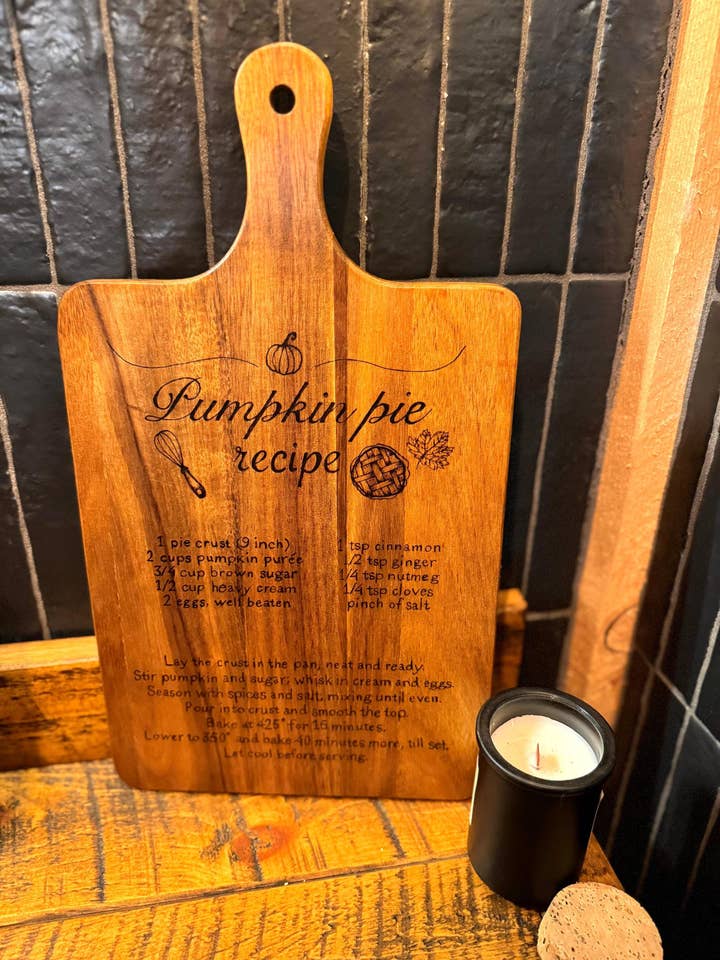 Planche à découper pour recettes pour la vente par 309 Artistry