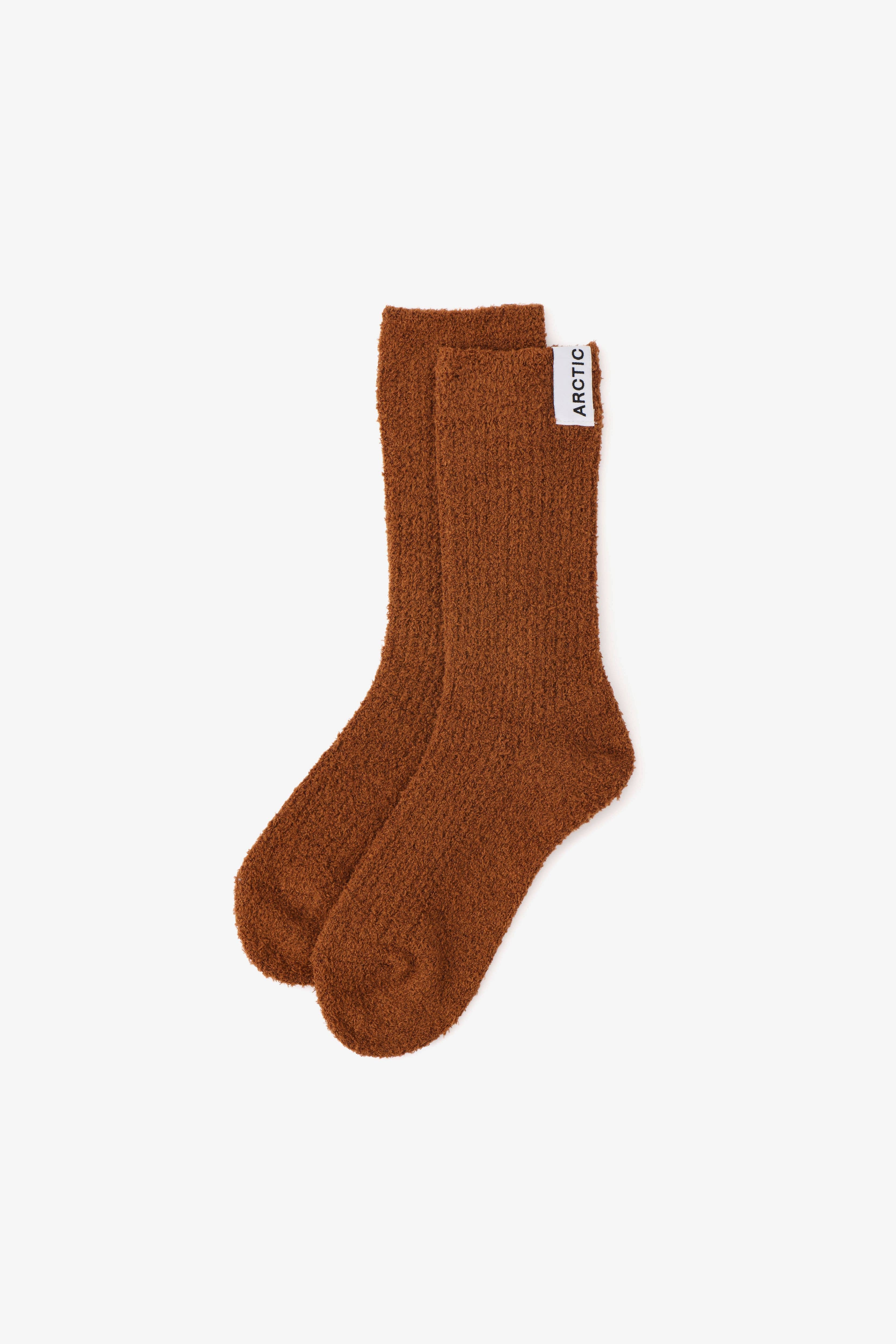 ARCTIC FOX & CO. - Wholesale Socks - Women's - Cosy Socks - 100% Recycled - Sepia - AW250