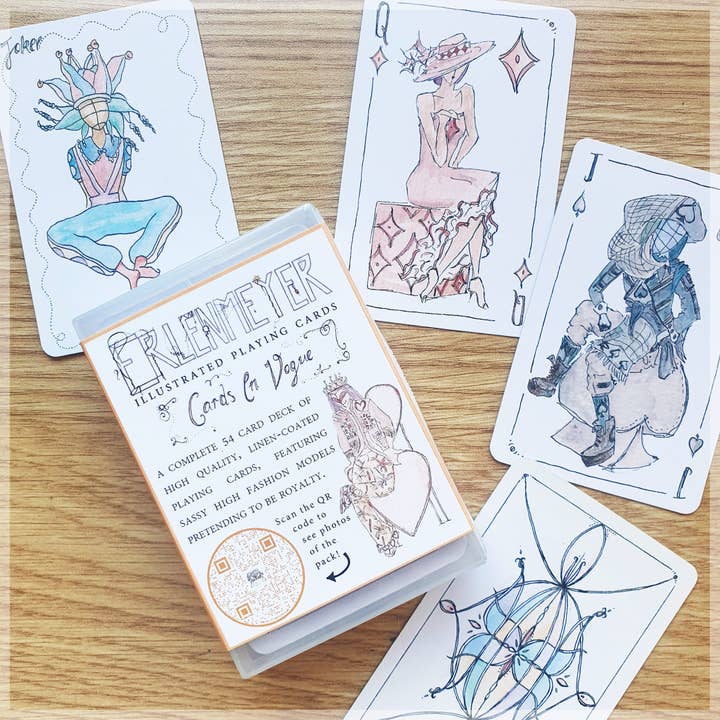 Vogue Fashion Models - Playing Cards for wholesale by Erlenmeyer Art