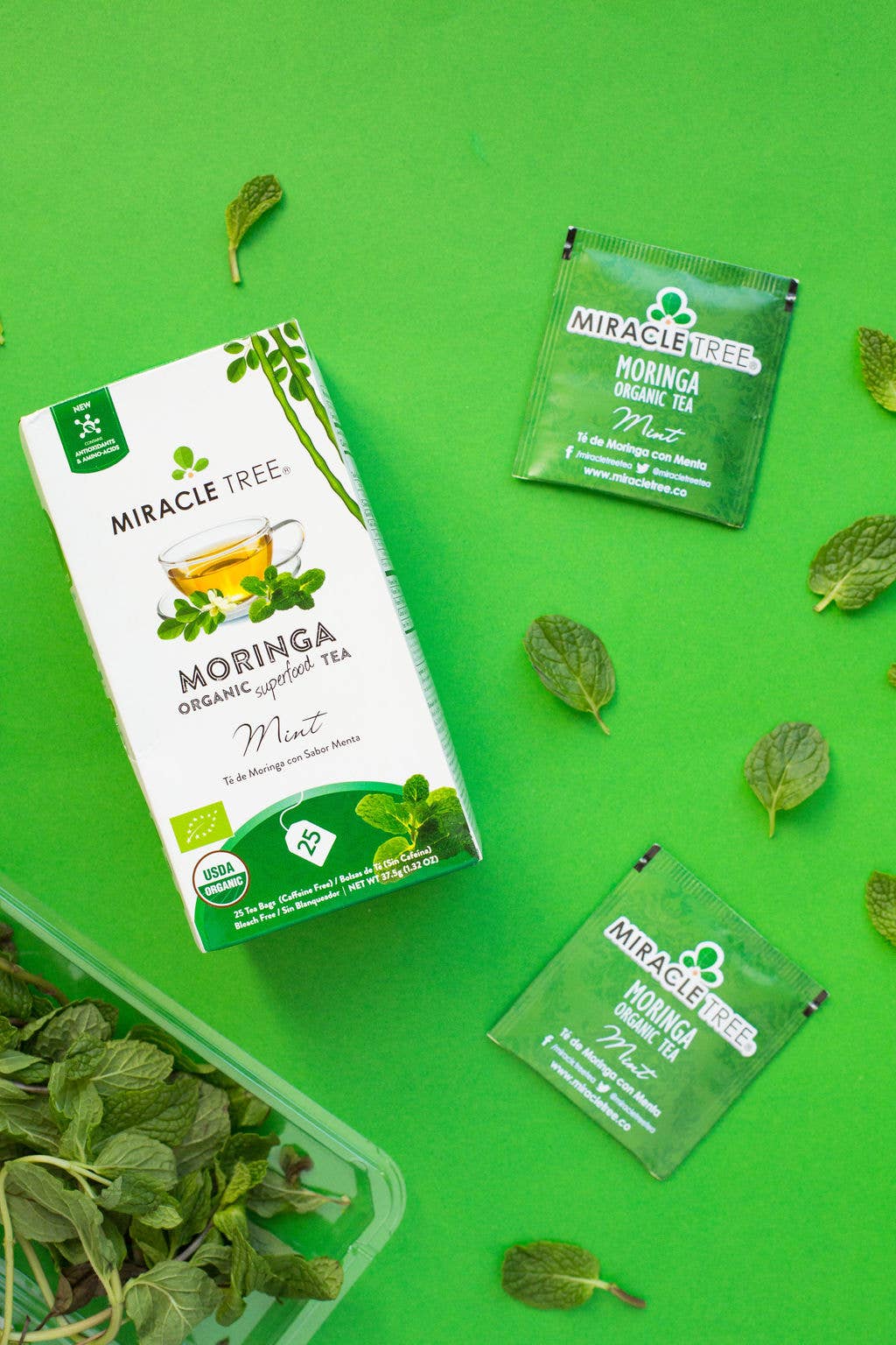Miracle Tree - Wholesale Health/Detox Tea - Organic Moringa Tea: Mint6