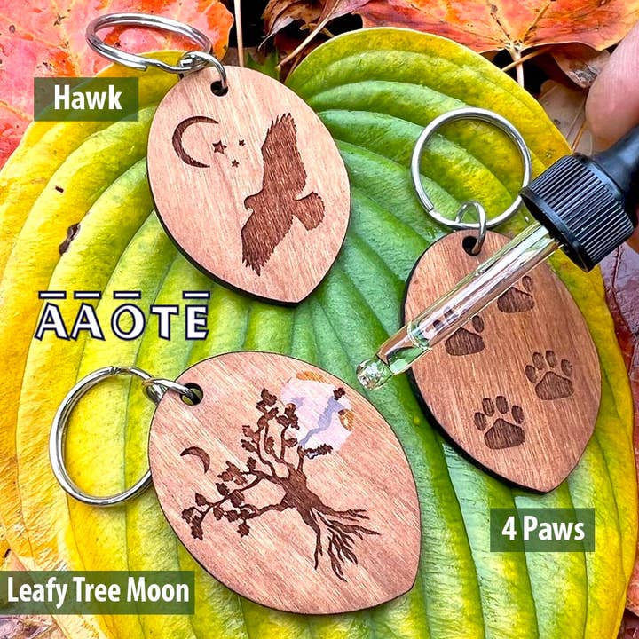AAOTE – wholesale Keychain – Unisex – Wood Essential Oil Diffuser USA Made Key Chains24