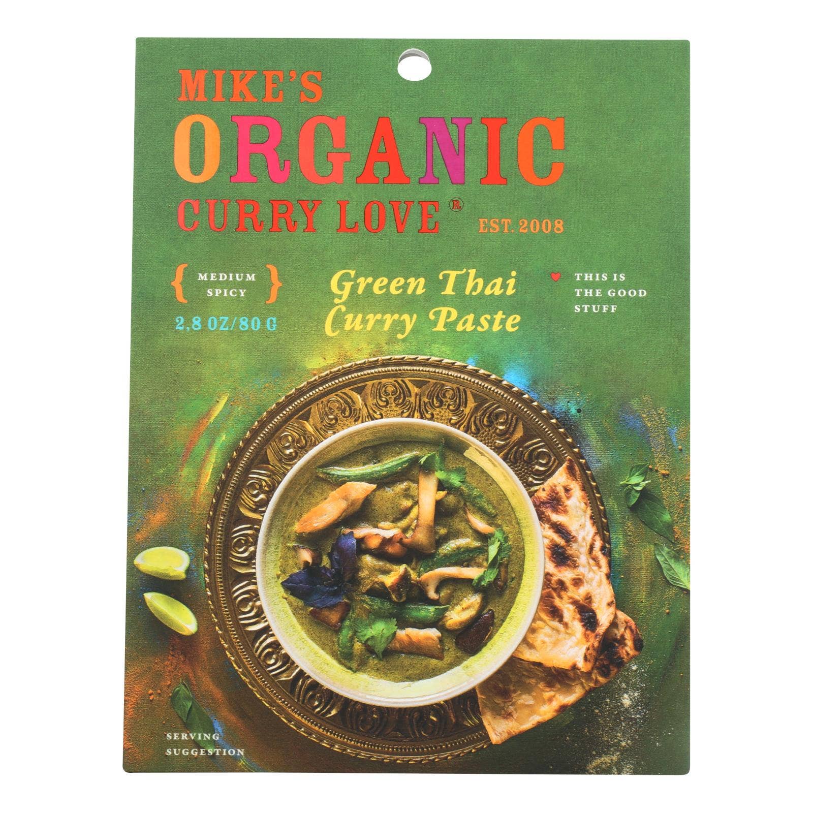 Ware Spark - Wholesale Chili Paste - Mike's Organic Curry Love - Organic Curry Paste - Green Thai - Case Of 6 - 2.8 Oz.0