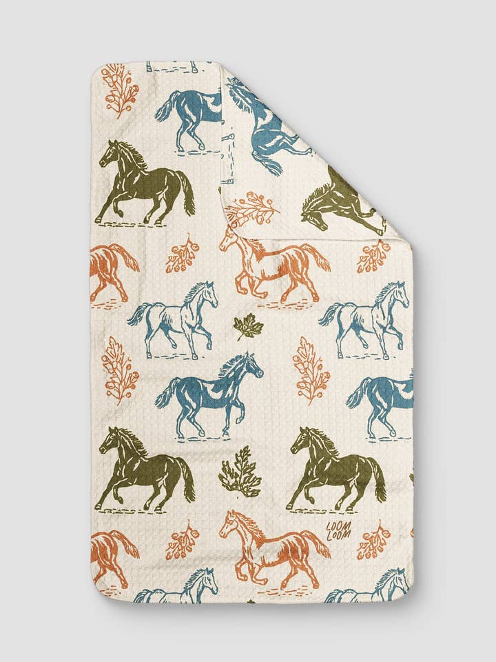 Chevaux & Feuilles pour la vente par Loom Loom