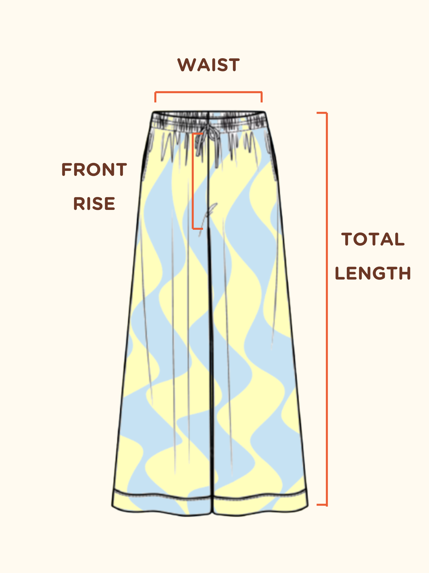 Sunbean - Wholesale Lounge Sweatpants/Joggers - Women's - Seaside Swirl Cotton Wide Legs Lounge Pant7