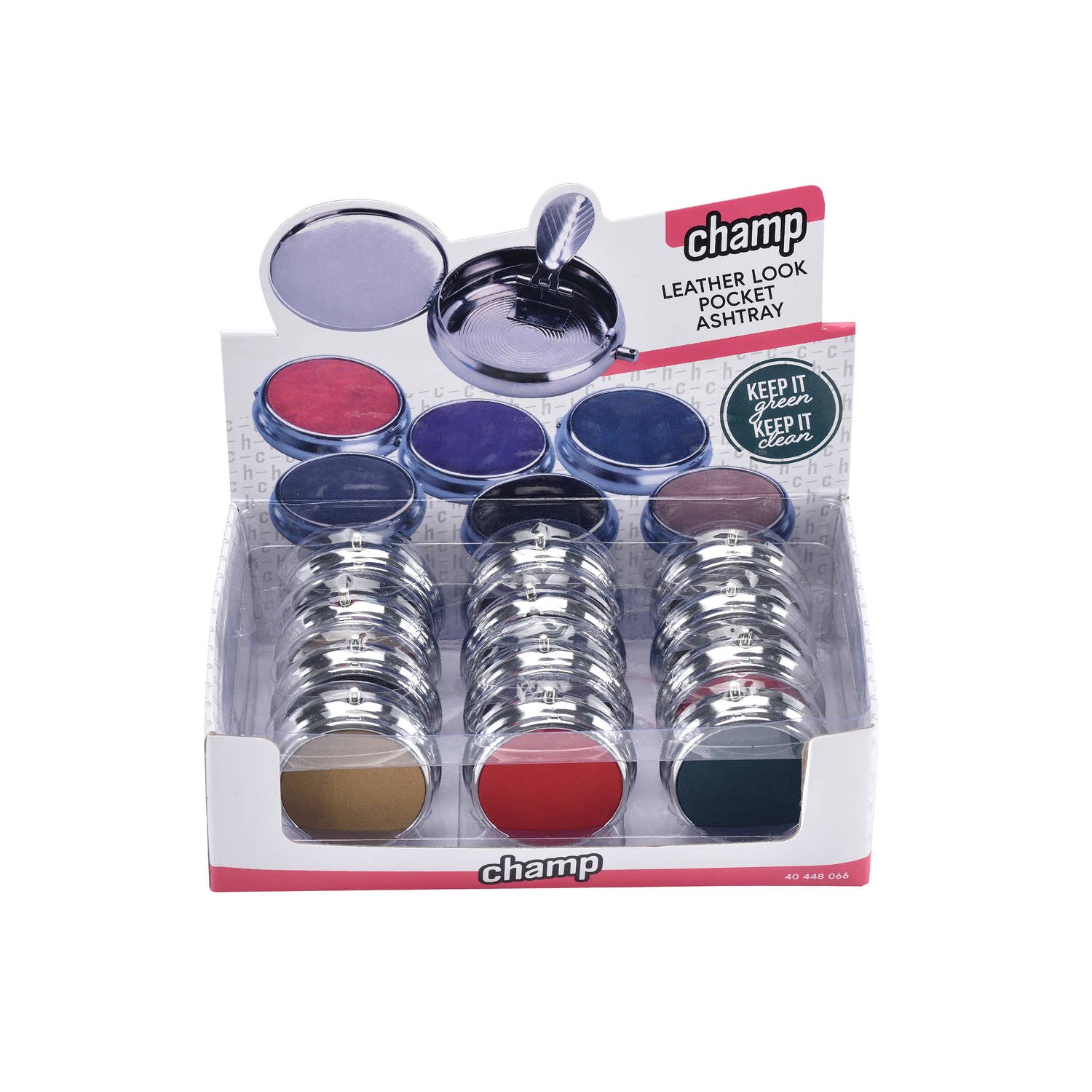 Champ by Polyflame - Wholesale Ashtray - POCKET ASHTRAY POCKET ASHTRAY W/EXTINGUISHER-1