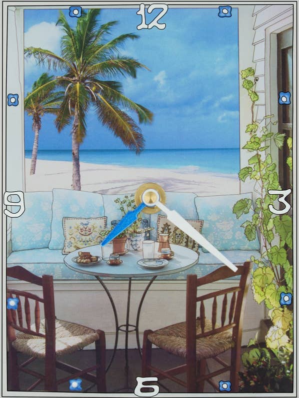 What A View Collage Clock for wholesale by Lea Alboher