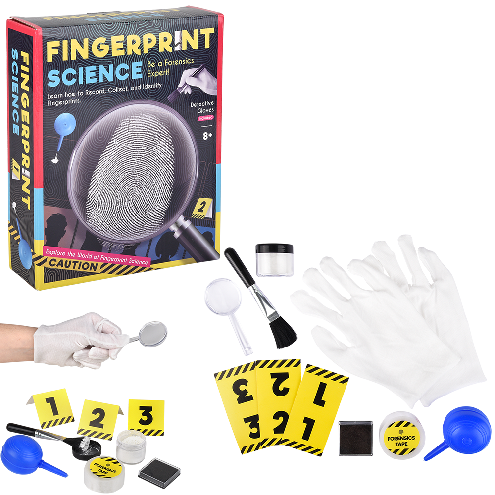 The Toy Network - Wholesale Science & Math Book - (T) EDU-STEM FINGER PRINT SCIENCE KIT5