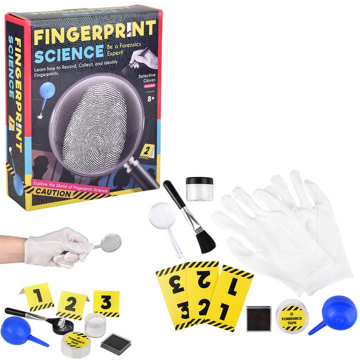 The Toy Network - Wholesale Science & Math Book - (T) EDU-STEM FINGER PRINT SCIENCE KIT5