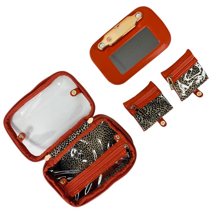 LITTMINI • Lighted Mirror Case • Sunset Orange for wholesale on Faire3