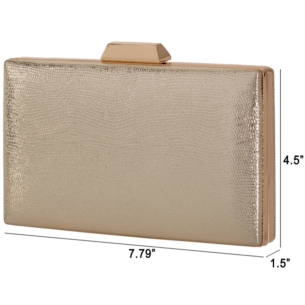 JNBFASHION.COM - Venta al por mayor Bolso de mano - Mujer - Clutch rígido metálico para mujer para fiesta y noche5
