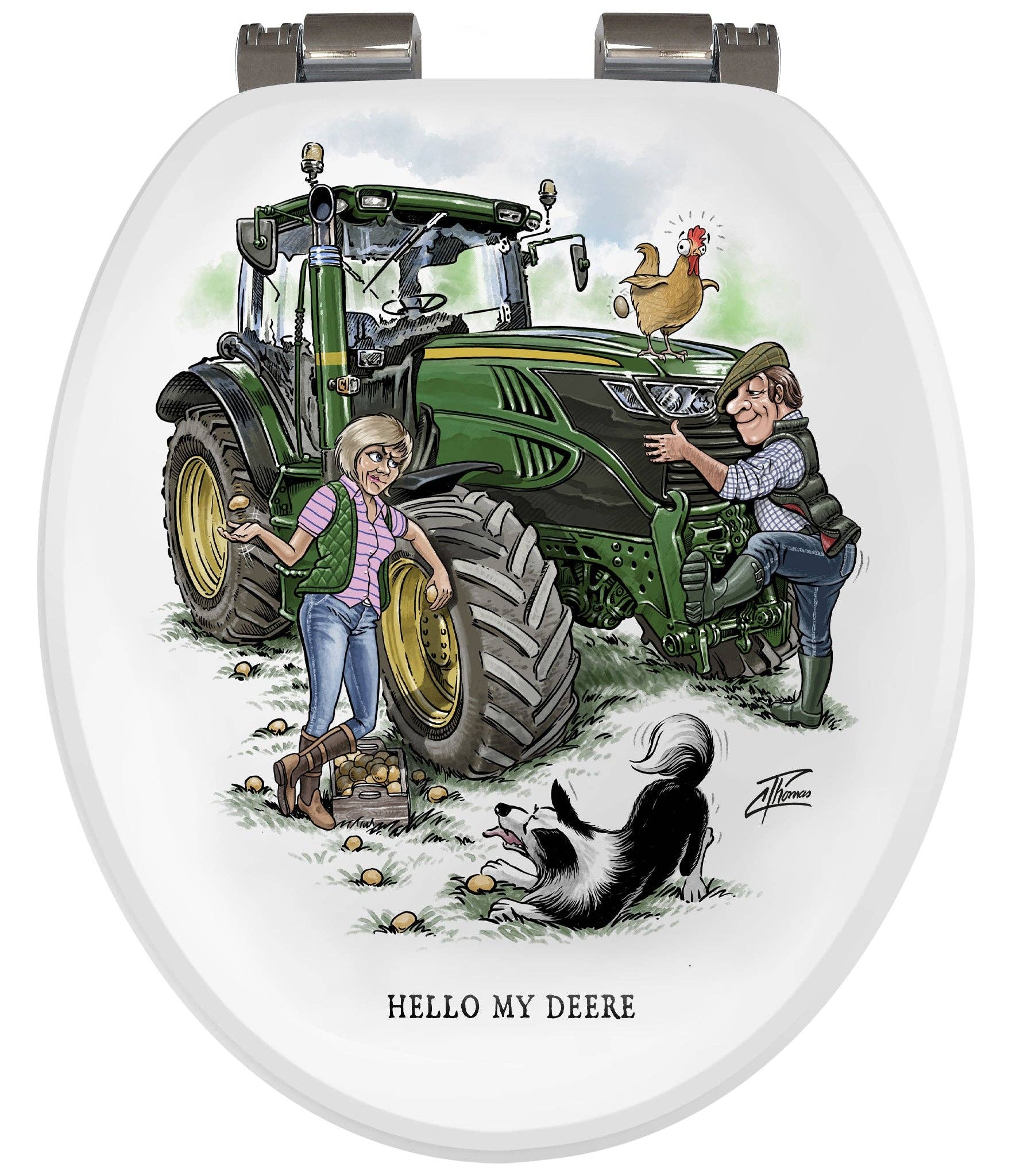 LOOPRINTS - Wholesale Toilet Seat Cover - Soft Close Toilet seat - Tractor Gifts & Farmhouse Decor3