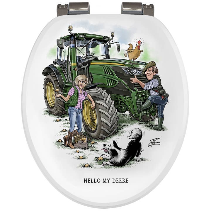 LOOPRINTS - Wholesale Toilet Seat Cover - Soft Close Toilet seat - Tractor Gifts & Farmhouse Decor3