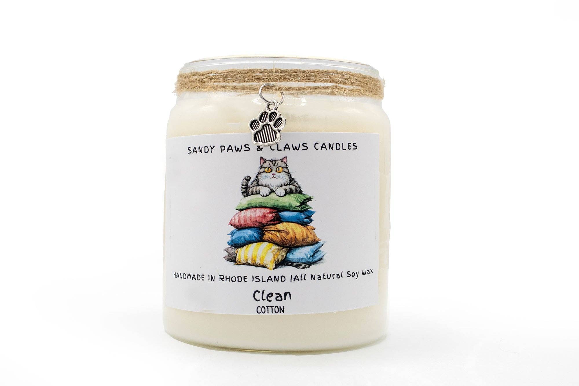Sandy Paws Candles - Wholesale Jar/Filled Candle - Quirky Cat Collection - Soy Wax Candles - paraffin-free10