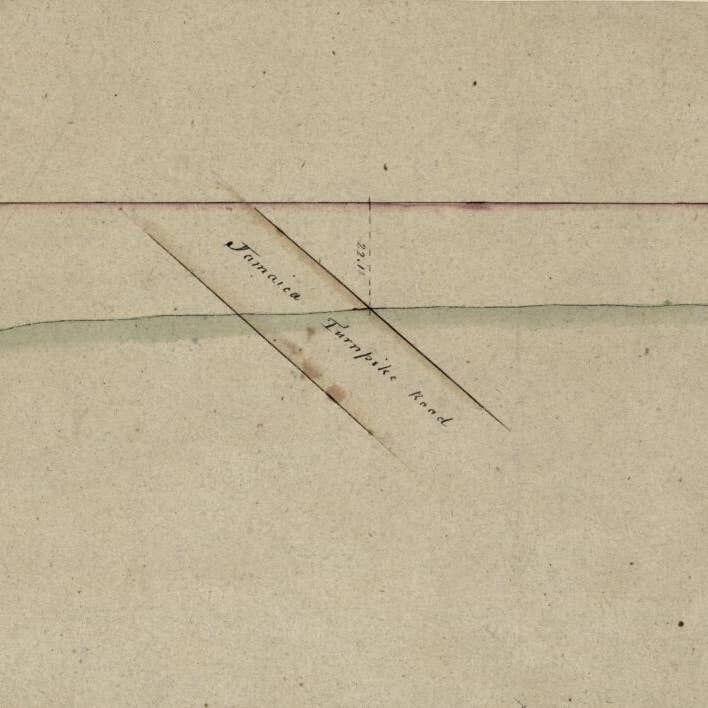 Relic Map Co. - Wholesale Map - A Profile of the Ground Between Fort Green On the Jacksons Hill Southeast of the Wall About to Cobble Hill Fort Near Gowannes Creek Aug. 10th in 1814