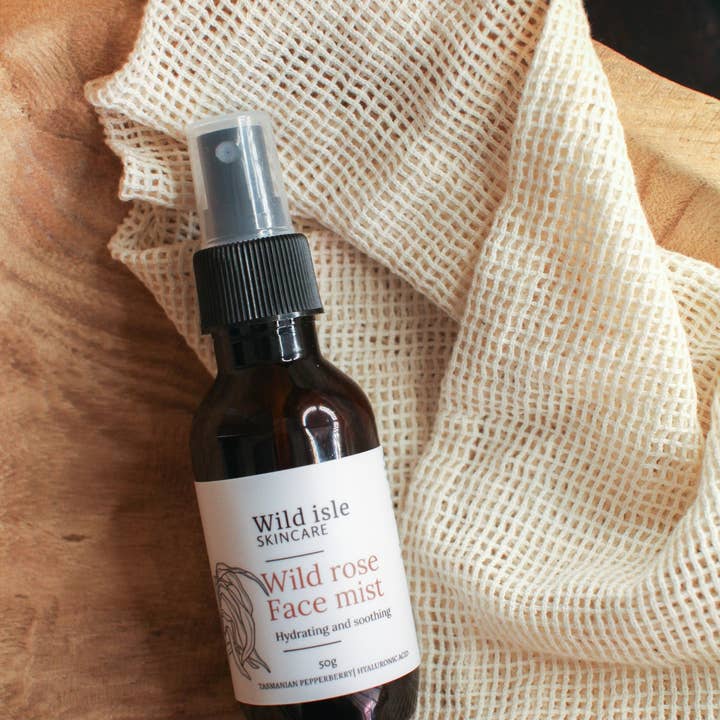 Wild Isle skincare - Wholesale Face & body mist/water - Wild glow rose face mist- 100ml3