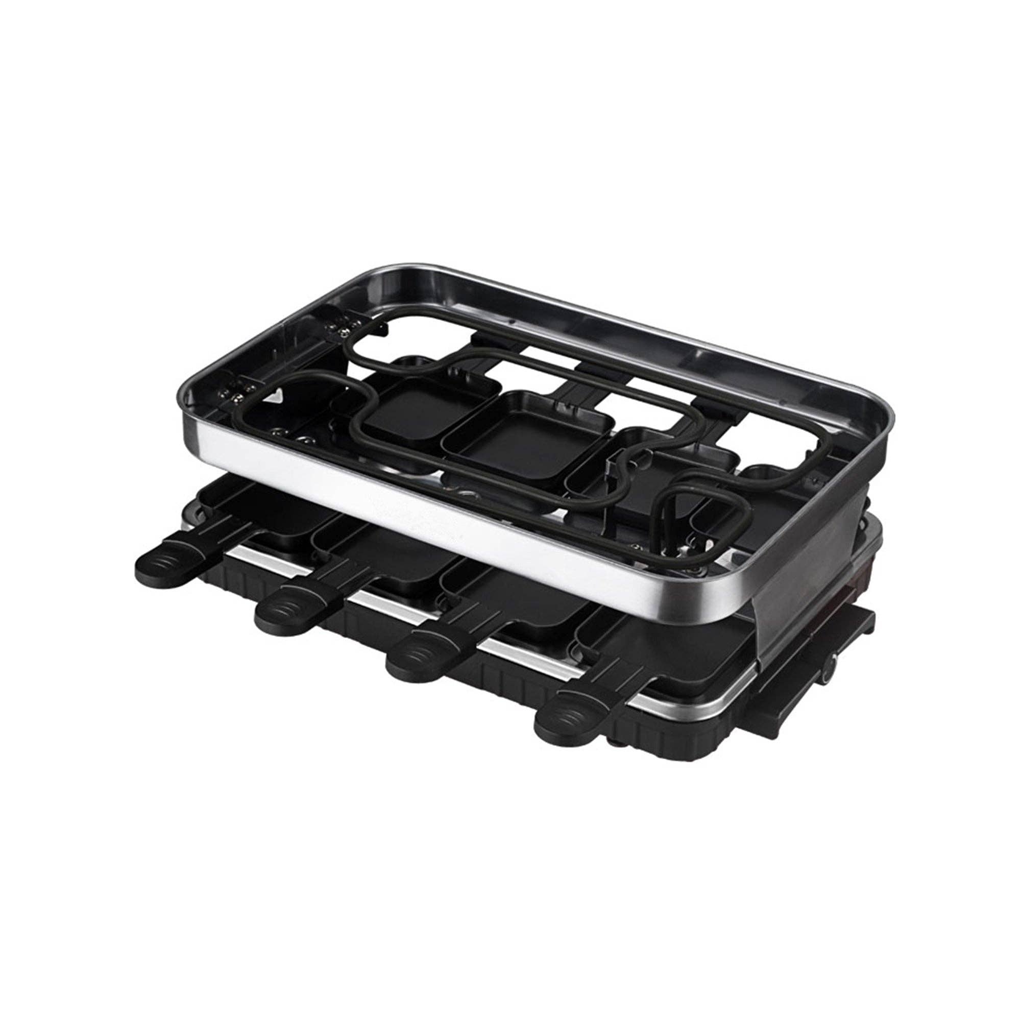 39F Inc. - Wholesale Kitchen Appliance - 1500W Raclette Grill for 8 - Non-Stick with 8 Mini Pans2
