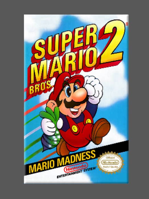 NES, SUPER MARIO 2, imán, botón, espejo, NINTENDO para venta al por mayor de Ba Ba Buttons