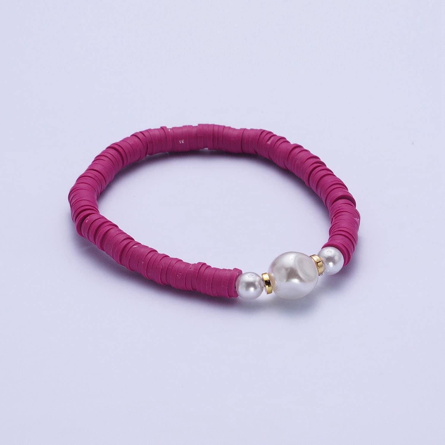 Aim Eternal - Wholesale Beaded Bracelet - Colorful Surfer Bracelet Heishi Pearl Handmade Beads brct12812