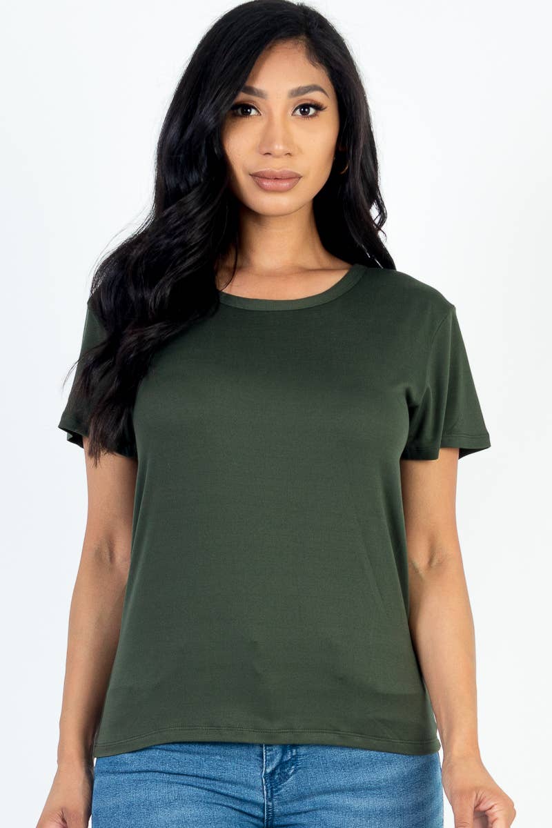 CAPELLA APPAREL – wholesale T-shirt – women's – Basic Short Sleeve T-shirt4