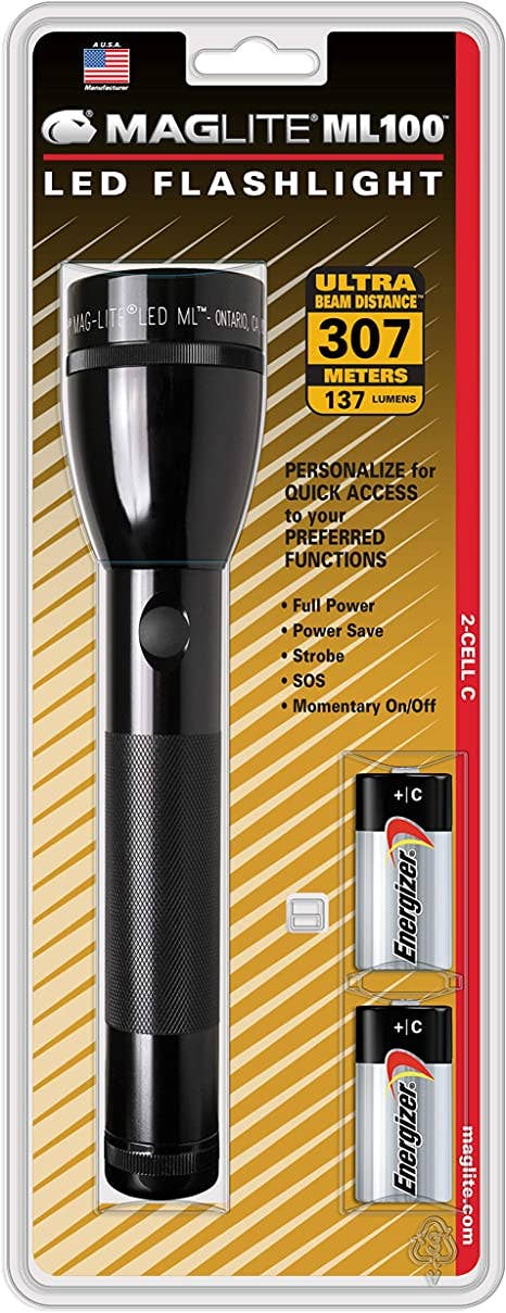 CALIBER GOURMET / CAMPCO - Wholesale Flashlight - Maglite ML100 L.E.D 2&3-Cell C Flashlight0