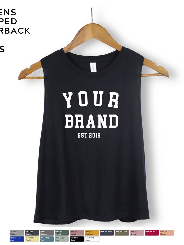Faith & Life Christian Brands – wholesale Tank top – Women′s – Custom Tank Top - City - Shop Name - Logo - Hometown - State2