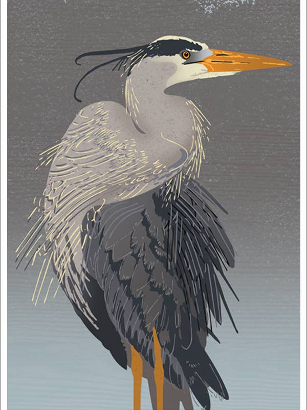 Lámina artística Heron para venta al por mayor de Linnea Design