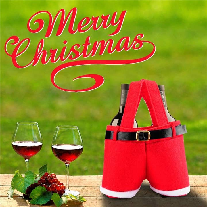 Santa Claus Pants Bag Candy Handbag Wine Gift Bag Christmas Decoration and other Purchase Wholesale bag in box wine. Free Returns & Net 60 Terms on Faire trending on Faire.