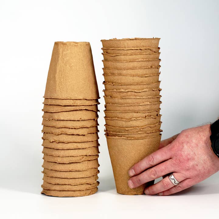 Daniel's Plants - Wholesale Plant Pot - NO DUTIES 4" Naked Pots | Plantable Seed Starter Pots1