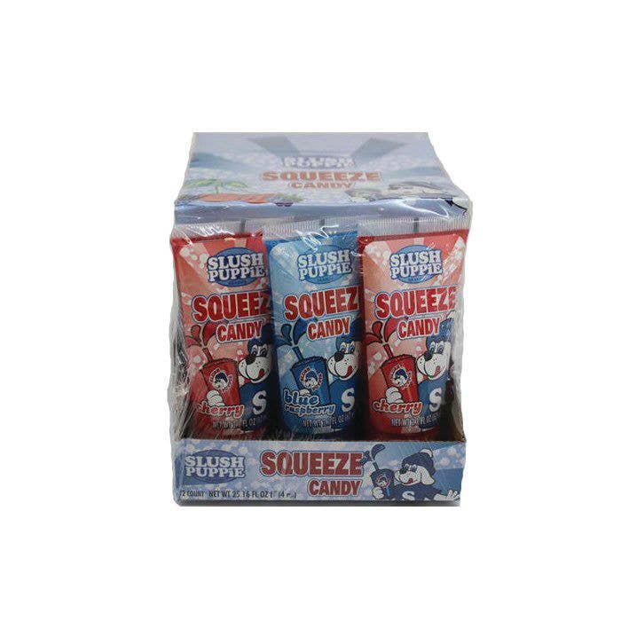 Grandpa Joe's Candy Shop - Wholesale Hard Candy - Slush Puppie Squeeze Candy, 2.1oz, 12ct Case