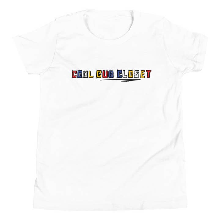 Camiseta juvenil Color Block por atacado de Cool Cub Closet