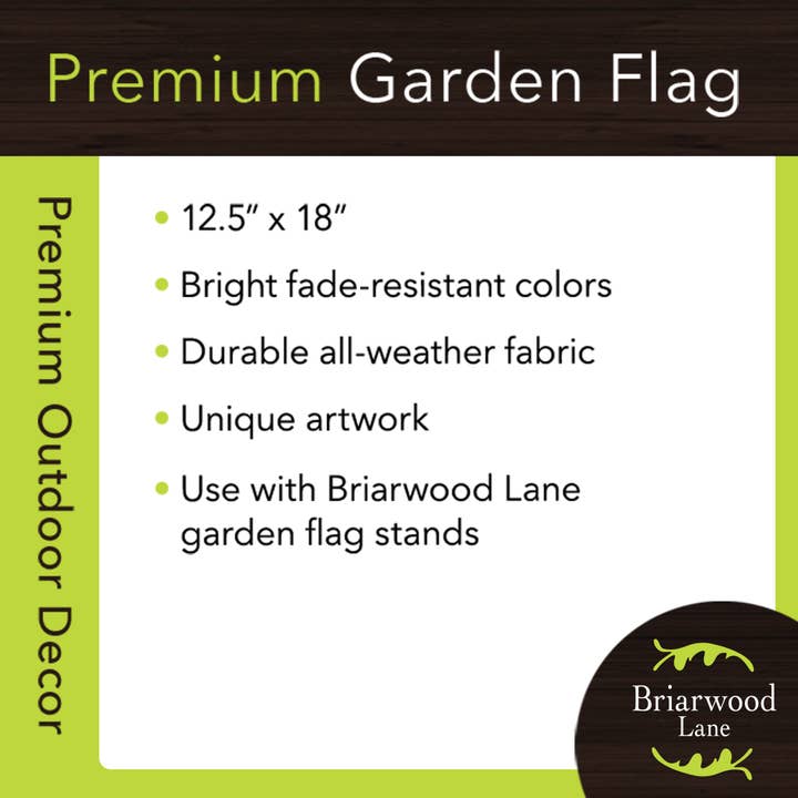 Briarwood Lane - Wholesale Flag - St Pat's Hat With Daisies Garden Flag3