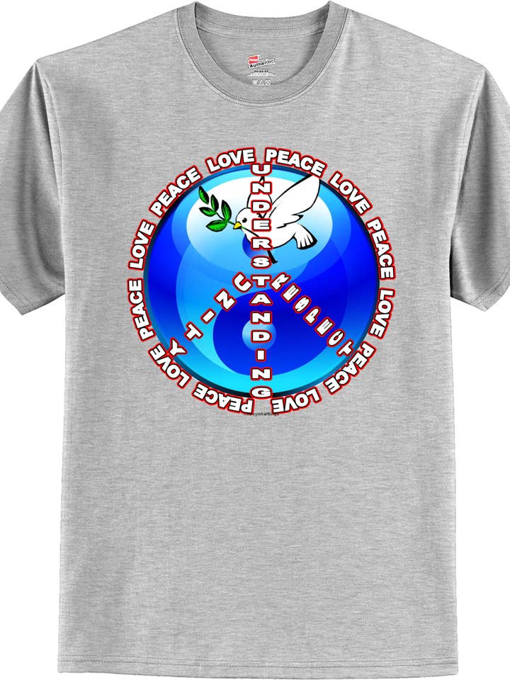 Peace sh slv Tees for wholesale by New York Artkings